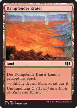  Dampfender Krater 