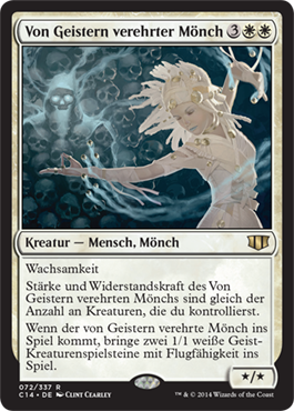 Von Geistern verehrter Mönch