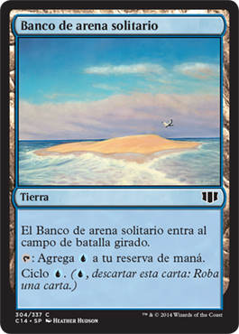 Banco de arena solitario