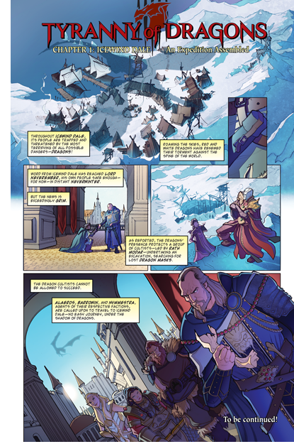 Tyranny Of Dragons Online Comic 1 Dungeons Dragons