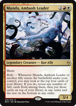 《待ち伏せ隊長、ムンダ/Munda, Ambush Leader》 [BFZ]