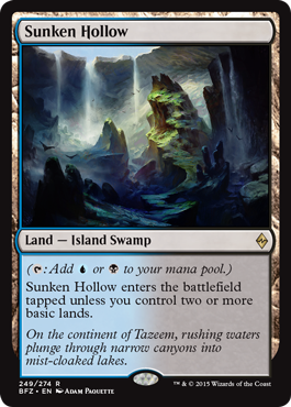 《窪み渓谷/Sunken Hollow》 [BFZ]