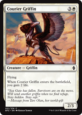 《グリフィンの急使/Courier Griffin》 [BFZ]