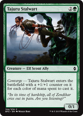 《タジュールの重鎮/Tajuru Stalwart》 [BFZ]