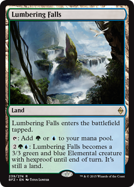 《伐採地の滝/Lumbering Falls》 [BFZ]