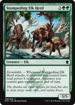 Stampeding Elk Herd