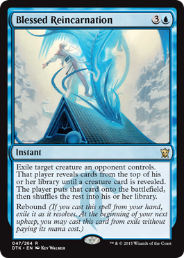 Magic Card DTK Dragons of Tarkir 4x MTG: Belltoll Dragon Blue Uncommon 