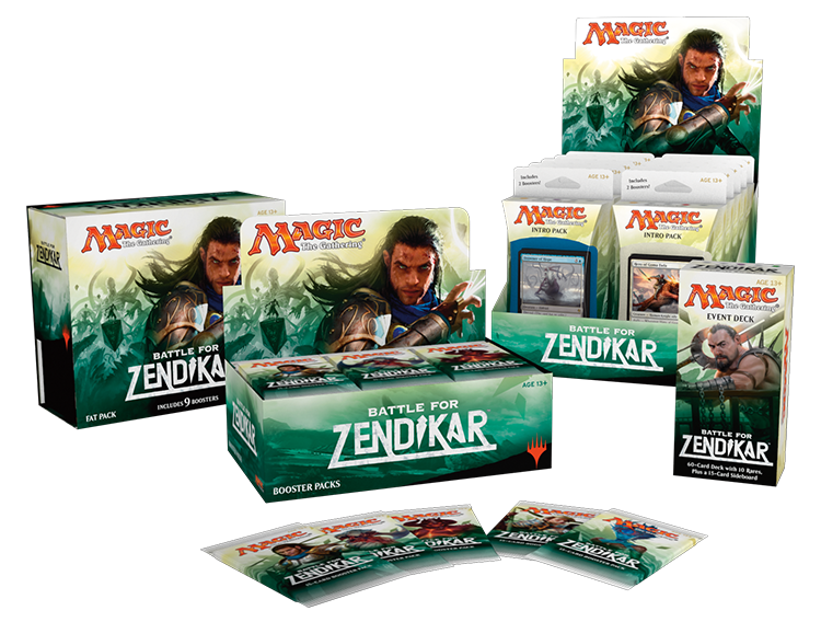 Produkty z Battle for Zendikar