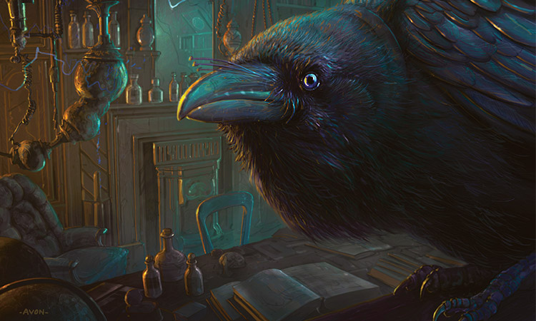 http://media.wizards.com/2015/images/daily/cardart_C13_Raven-Familiar.jpg