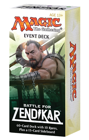 Battle for Zendikar Event Deck and Intro Packs