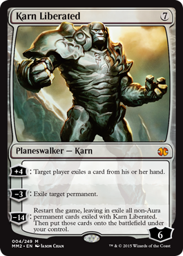 004//249 - Modern Masters 2015 by Magic: the Gathering Karn Liberated Magic: the Gathering