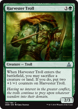 《収穫トロール/Harvester Troll》 [OGW]