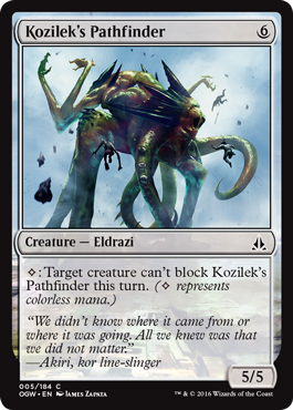 《コジレックの先駆者/Kozilek's Pathfinder》 [OGW]