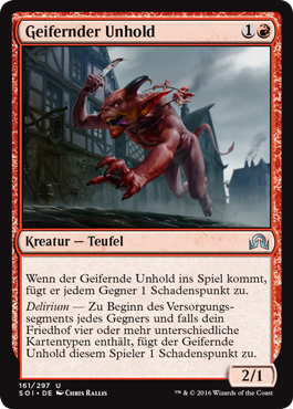 Geifernder Unhold
