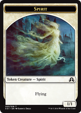 Magic: Shadows Over Innistrad: Tokens: Spirit 