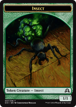 Magic: Shadows Over Innistrad: Tokens: Insect 