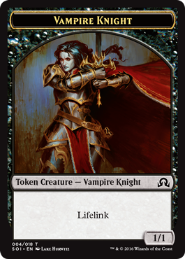 Magic: Shadows Over Innistrad: Tokens: Vampire Knight 