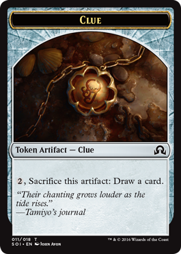 Magic: Shadows Over Innistrad: Tokens: Clue (1) 