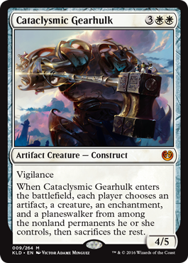 《激変の機械巨人/Cataclysmic Gearhulk》 [KLD]