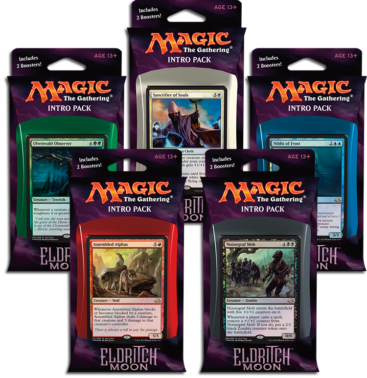 Eldritch Moon Intro Pack Decklists | MAGIC: THE GATHERING