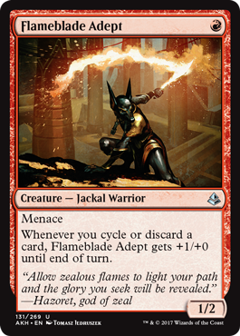 《炎刃の達人/Flameblade Adept》 [AKH]