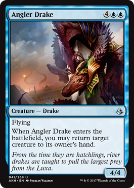 《釣りドレイク/Angler Drake》 [AKH]