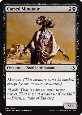 《呪われたミノタウルス/Cursed Minotaur》 [AKH]