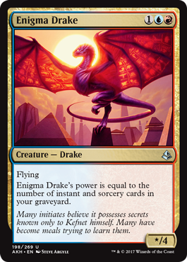 《奇怪なドレイク/Enigma Drake》 [AKH]