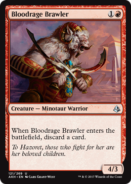 《血怒りの喧嘩屋/Bloodrage Brawler》 [AKH]