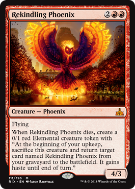 《再燃するフェニックス/Rekindling Phoenix》 [RIX]