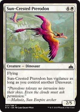 《太陽冠のプテロドン/Sun-Crested Pterodon》 [RIX]