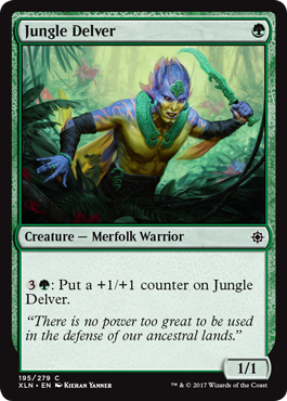 《ジャングルの探査者/Jungle Delver》 [XLN]