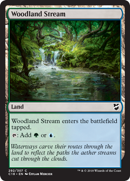 《森林地の小川/Woodland Stream》 [C18]