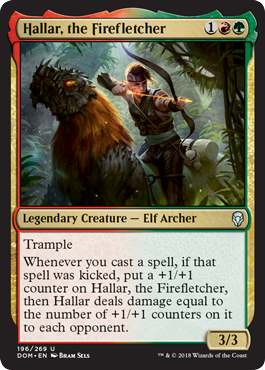 《炎矢師、ハラー/Hallar, the Firefletcher》 [DOM]