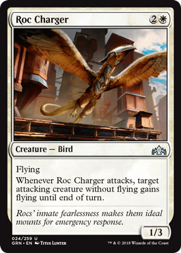 《突撃するロック鳥/Roc Charger》 [GRN]