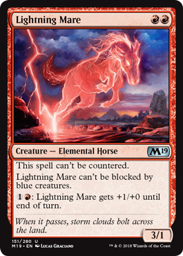 《稲妻牝馬/Lightning Mare》 [M19]