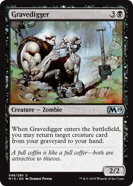 《グレイブディガー/Gravedigger》 [M19]