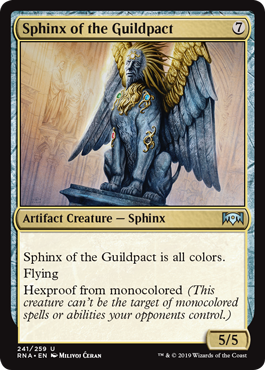《ギルドパクトのスフィンクス/Sphinx of the Guildpact》 [RNA]