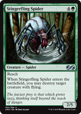 《棘投げの蜘蛛/Stingerfling Spider》 [UMA]