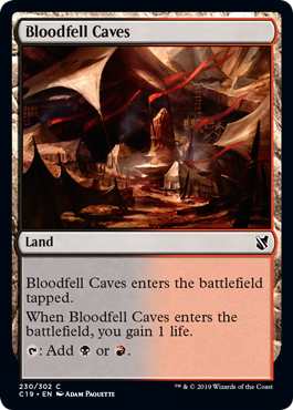《血溜まりの洞窟/Bloodfell Caves》 [C19]