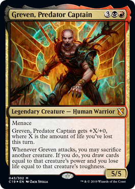《プレデターの艦長、グレヴェン/Greven, Predator Captain》 [C19]