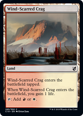 《風に削られた岩山/Wind-Scarred Crag》 [C19]