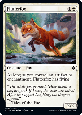 《羽ばたき狐/Flutterfox》 [ELD]