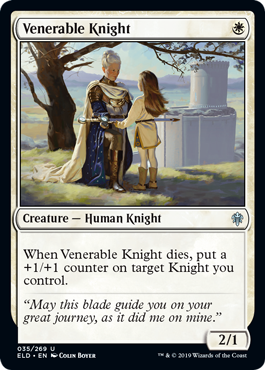 《尊い騎士/Venerable Knight》 [ELD]