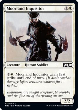 《ムーアランドの審問官/Moorland Inquisitor》 [M20]