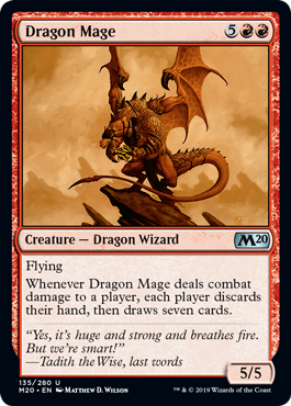 《ドラゴン魔道士/Dragon Mage》 [M20]