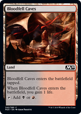 《血溜まりの洞窟/Bloodfell Caves》 [M20]