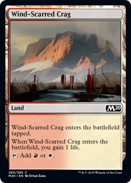 《風に削られた岩山/Wind-Scarred Crag》 [M20]