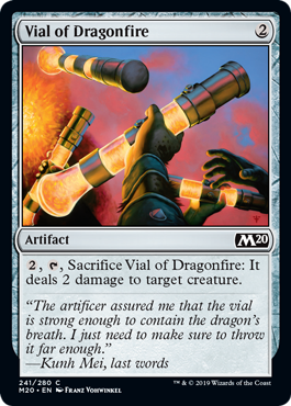 《龍火の薬瓶/Vial of Dragonfire》 [M20]