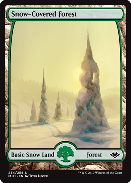《冠雪の森/Snow-Covered Forest》 [MH1]